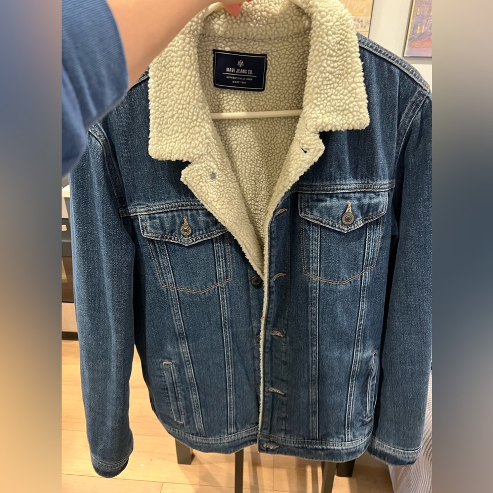Mavi Sherpa lined denim jacket